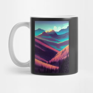 SURREAL AUTUMN MOUNTAIN VIEW Mug